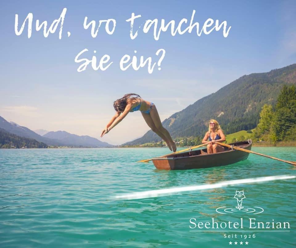 Seehotel Enzian Weissensee Extérieur photo